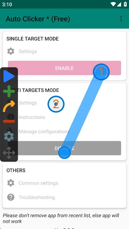 Auto Clicker - Automatic Tap — captura de tela 3