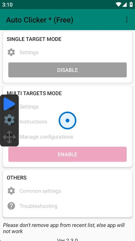 Auto Clicker - Automatic Tap — captura de tela 4