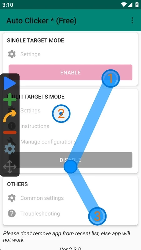 Auto Clicker - Automatic Tap — captura de tela 7