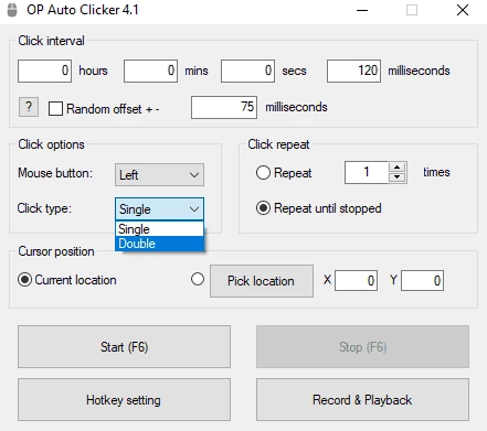 OP Auto Clicker — 스크린샷 3